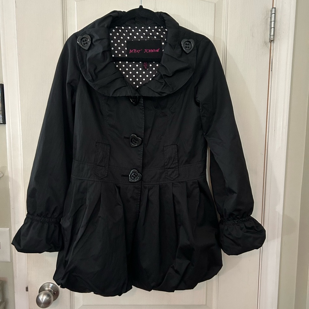 Betsey Johnson Black Jacket